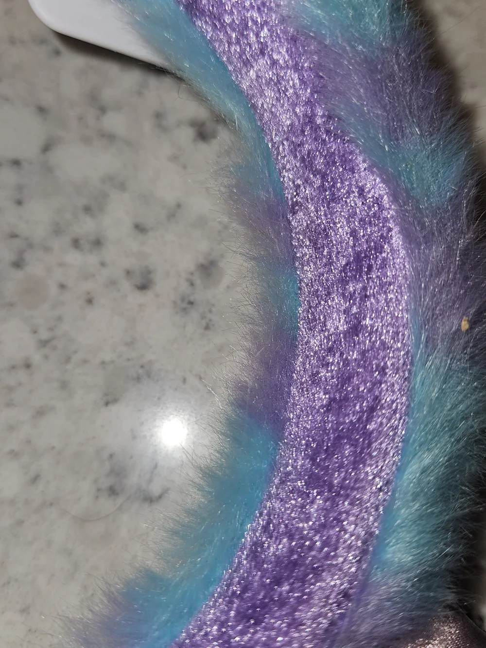 Disney Plush Teal & Purple Horned Headband